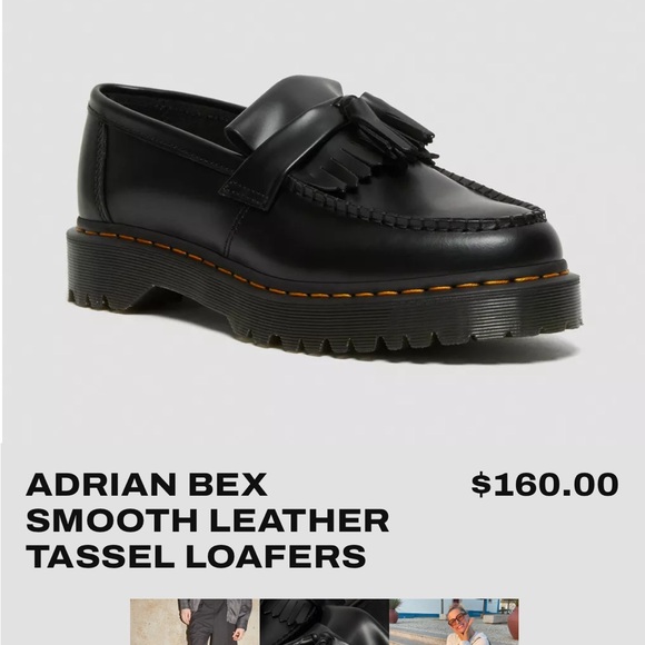 Dr. Martens Shoes - NWT and box!! Adrian Bex Smooth Leather Tassel Loafers Doc Martens